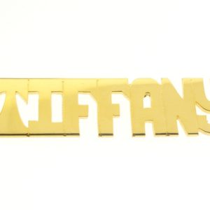 # 9621 - 14K Gold Filled Name Plate For Necklace - TIFFANY # 9621 - 14K Gold Filled Name Plate For Necklace - TIFFANY