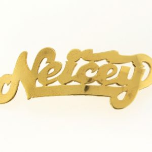 # 9732 - 14K Gold Filled Name Plate For Bracelet - Neicey