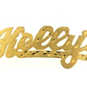 # 9746 - 14K Gold Filled Name Plate For 2 Line Bracelet - Kelly # 9746 - 14K Gold Filled Name Plate For 2 Line Bracelet - Kelly