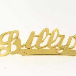 # 9749 - 14K Gold Filled Name Plate For 2 Line Bracelet - Lilly # 9749 - 14K Gold Filled Name Plate For 2 Line Bracelet - Lilly