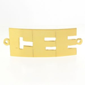# 9767 - 14K Gold Filled Name Plate For Bracelet - CEE # 9767 - 14K Gold Filled Name Plate For Bracelet - CEE