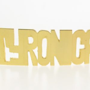 # 9772 - 14K Gold Filled Name Plate For Bracelet - TYRONICA # 9772 - 14K Gold Filled Name Plate For Bracelet - TYRONICA
