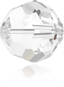 5000 - 8mm Swarovski Faceted Round Bead - Crystal 5000 - 8mm Swarovski Faceted Round Bead - Crystal
