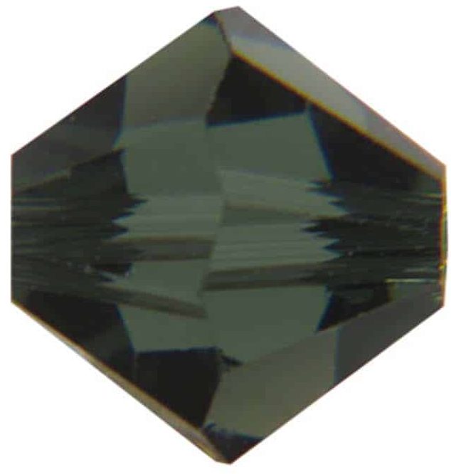 5301/5328 - 8mm Swarovski Bicone Crystal Bead - Morion 5301/5328 - 8mm Swarovski Bicone Crystal Bead - Morion