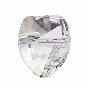 5742 - 8mm Swarovski Heart Bead - Crystal AB 5742 - 8mm Swarovski Heart Bead - Crystal AB