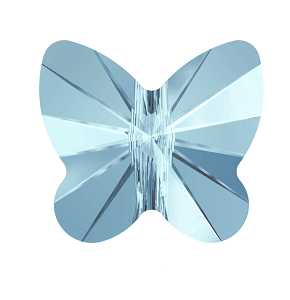 5754 - 12mm Swarovski Butterfly Bead - Aquamarine 5754 - 12mm Swarovski Butterfly Bead - Aquamarine
