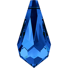 6000 - 15x7.5mm Swarovski Crystal Drop Pendants - Sapphire 6000 - 15x7.5mm Swarovski Crystal Drop Pendants - Sapphire