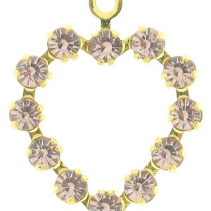 37212 - Swarovski Multi Stone Heart - Light Amethyst 37212 - Swarovski Multi Stone Heart - Light Amethyst