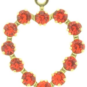 37212 - Swarovski Multi Stone Heart - Hyacinth 37212 - Swarovski Multi Stone Heart - Hyacinth
