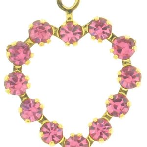 37212 - Swarovski Multi Stone Heart - Rose 37212 - Swarovski Multi Stone Heart - Rose