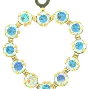 37212 - Swarovski Multi Stone Heart - Crystal AB 37212 - Swarovski Multi Stone Heart - Crystal AB