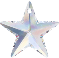 # 6714 - 28mm Swarovski Star Pendants - Crystal AB