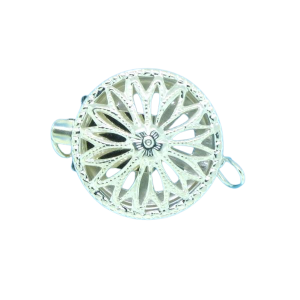 696 - Sterling Silver Round Filigree One Strand Clasp 696 - Sterling Silver Round Filigree One Strand Clasp