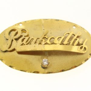 # 9623 - 14K Gold Filled Name Plate For Necklace - Barkcathy