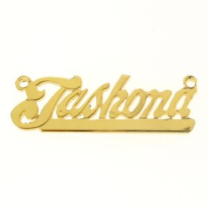 # 9630 - 14K Gold Filled Name Plate For Necklace - Jashona # 9630 - 14K Gold Filled Name Plate For Necklace - Jashona
