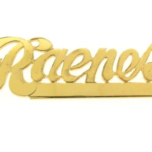 # 9641 - 14K Gold Filled Name Plate For Necklace - Raenese # 9641 - 14K Gold Filled Name Plate For Necklace - Raenese
