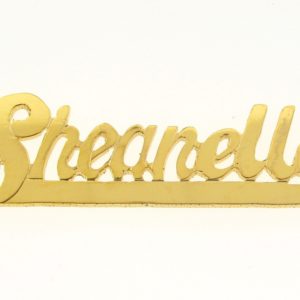 # 9646 - 14K Gold Filled Name Plate For Necklace - Sheanelle # 9646 - 14K Gold Filled Name Plate For Necklace - Sheanelle