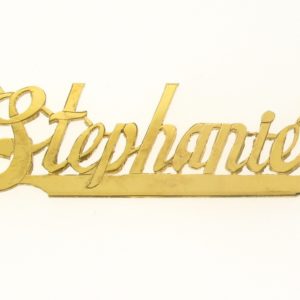 # 9647 - 14K Gold Filled Name Plate For Necklace - Stephanie # 9647 - 14K Gold Filled Name Plate For Necklace - Stephanie
