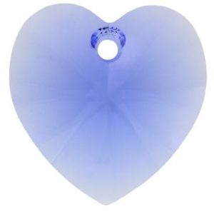# 6228/6202 - 10.3x10mm Swarovski Crystal Heart Pendant - Sapphire # 6228/6202 - 10.3x10mm Swarovski Crystal Heart Pendant - Sapphire