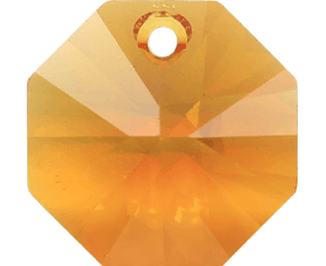 # 6401 - 12mm Swarovski Octagon Pendant - Topaz