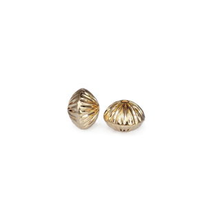 #78 - 6mm Gold Filled Straight Corrugated Round Saucer Bead (Rondelle) #78 - 6mm Gold Filled Straight Corrugated Round Saucer Bead (Rondelle)