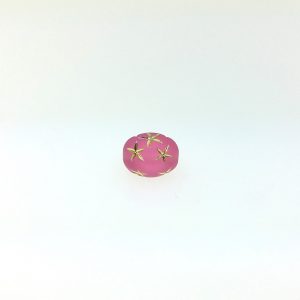 9025 - 8x11mm Oval Star Beads - Rose 9025 - 8x11mm Oval Star Beads - Rose