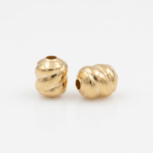 817 - 8x11.5mm Gold Filled Fancy Bead 817 - 8x11.5mm Gold Filled Fancy Bead