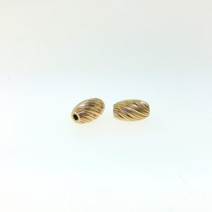 195 - 5x8.5mm Gold Filled Fancy Twisted Bead 195 - 5x8.5mm Gold Filled Fancy Twisted Bead