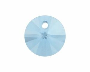6200/6428 - 6mm Swarovski Rivoli Pendant - Aquamarine 6200/6428 - 6mm Swarovski Rivoli Pendant - Aquamarine