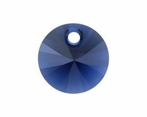 6200/6428 - 6mm Swarovski Rivoli Pendant - Dark Indigo 6200/6428 - 6mm Swarovski Rivoli Pendant - Dark Indigo