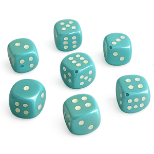 9014 - 10x10 Large Dice Bead - Aquamarine AB 9014 - 10x10 Large Dice Bead - Aquamarine AB