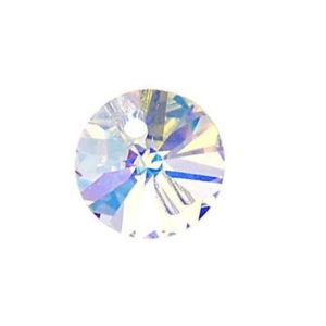 6200/6428 - 8mm Swarovski Rivoli Pendant - Crystal AB 6200/6428 - 8mm Swarovski Rivoli Pendant - Crystal AB