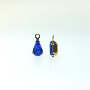 37217 - Swarovski Pear Shaped Single Stone Setting - Sapphire 37217 - Swarovski Pear Shaped Single Stone Setting - Sapphire