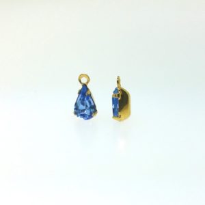 37217 - Swarovski Pear Shaped Single Stone Setting - Light Sapphire 37217 - Swarovski Pear Shaped Single Stone Setting - Light Sapphire