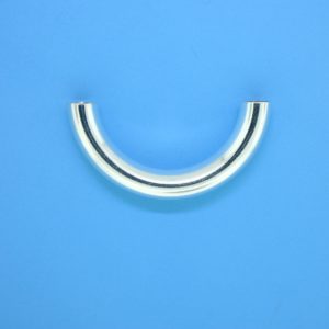 1436 - 5x30mm Sterling Silver Curved Tube 1436 - 5x30mm Sterling Silver Curved Tube
