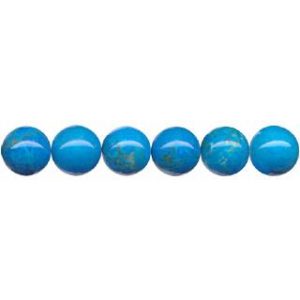 9140 - 8mm Howlitz Turquoise Stone Beads - 16" Strand