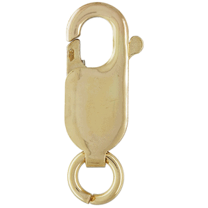 984 - 4x10mm Gold Filled Lobster Clasp with Open Ring 984 - 4x10mm Gold Filled Lobster Clasp with Open Ring