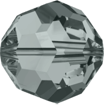 5000 - 6mm Swarovski Round Crystal Bead - Black Diamond 5000 - 6mm Swarovski Round Crystal Bead - Black Diamond