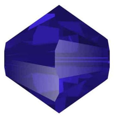 5301/5328 - 8mm Swarovski Bicone Crystal Bead - Cobalt Blue 5301/5328 - 8mm Swarovski Bicone Crystal Bead - Cobalt Blue