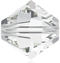 5301/5328 - 12mm  Swarovski Bicone Crystal Bead - Crystal