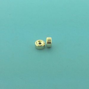 5.2×2.6mm Gold Filled Plain Flat Rondelle 5.2×2.6mm Gold Filled Plain Flat Rondelle