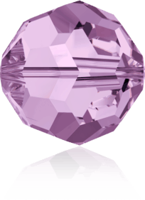 5000 - 6mm Swarovski Round Crystal Bead - Light Amethyst 5000 - 6mm Swarovski Round Crystal Bead - Light Amethyst