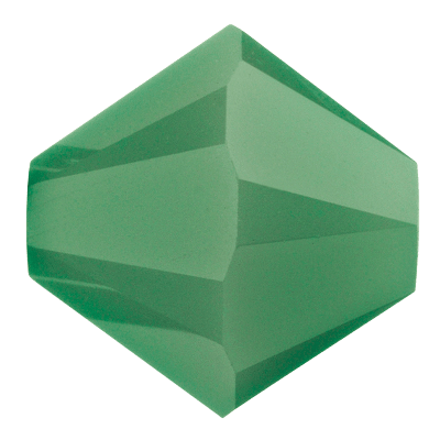 5301/5328 - 8mm Swarovski Bicone Crystal Bead - Palace Green Opal 5301/5328 - 8mm Swarovski Bicone Crystal Bead - Palace Green Opal