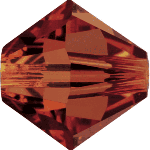 5301/5328 - 8mm Swarovski Bicone Crystal Bead - Red Magma 5301/5328 - 8mm Swarovski Bicone Crystal Bead - Red Magma