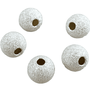 1331 - 8mm Sterling Silver Stardust Bead 1331 - 8mm Sterling Silver Stardust Bead