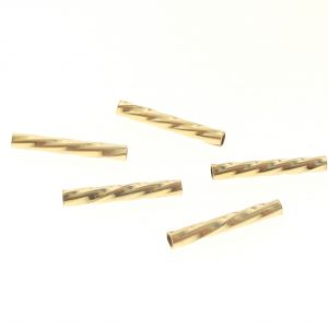 1x8mm 14/20 Gold Filled Twisted Tube