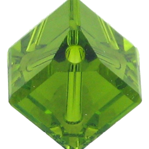5600 - 6mm Swarovski Diagonal Square Bead - Olivine 5600 - 6mm Swarovski Diagonal Square Bead - Olivine