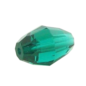 5200 - 9x6mm Swarovski Crystal Oval Bead - Emerald 5200 - 9x6mm Swarovski Crystal Oval Bead - Emerald