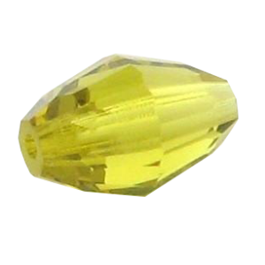 5200 - 9x6mm Swarovski Crystal Oval Bead - Lime 5200 - 9x6mm Swarovski Crystal Oval Bead - Lime
