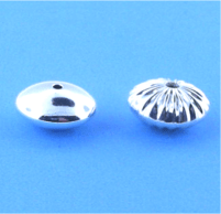 Sterling Silver Saucer Beads